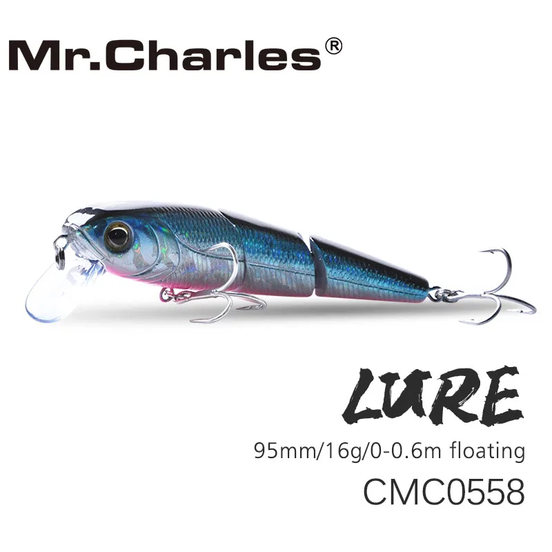 Рыболовная приманка Mr.Charles CMC0558 95 мм 16 г 0-0 6 м плавающий воблер искусственная
