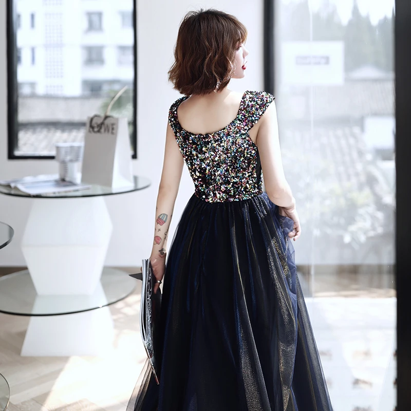 Sparkling Sequin A-Line Evening Dress CR410 V-Neck Sleeveless Robe De Soiree Patchwork Zipper Banquet Dresses For Women 2020
Sparkling Sequin A-Line Evening Dress CR410 V-Neck Sleeveless Robe De Soiree Patchwork Zipper Banquet Dresses For Women 2020