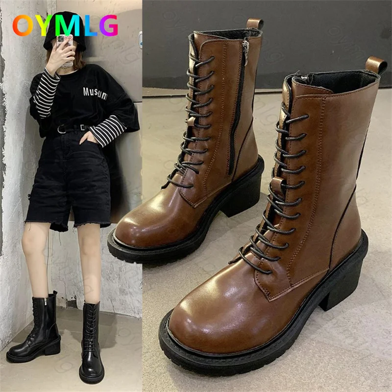 Martin boots women's new personality women's shoes high-top boots short boots women's thick-soled front lace-up women boots
Martin boots women's new personality women's shoes high-top boots short boots women's thick-soled front lace-up women boots