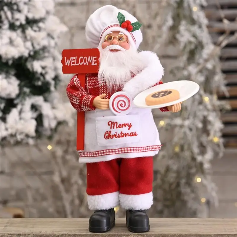 Christmas Santa Claus Figurine Decoration Ornament Enjoyable Gift Doll Toy Table Decor Festival Present Christmas Decoration
Christmas Santa Claus Figurine Decoration Ornament Enjoyable Gift Doll Toy Table Decor Festival Present Christmas Decoration