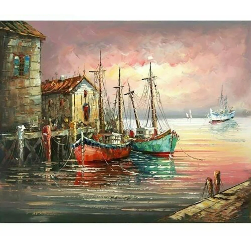 Promotion! Paint By Numbers Adults Kids Sunset Harbour Boat DIY Painting Kit 40X50CM Canvas
Promotion! Paint By Numbers Adults Kids Sunset Harbour Boat DIY Painting Kit 40X50CM Canvas