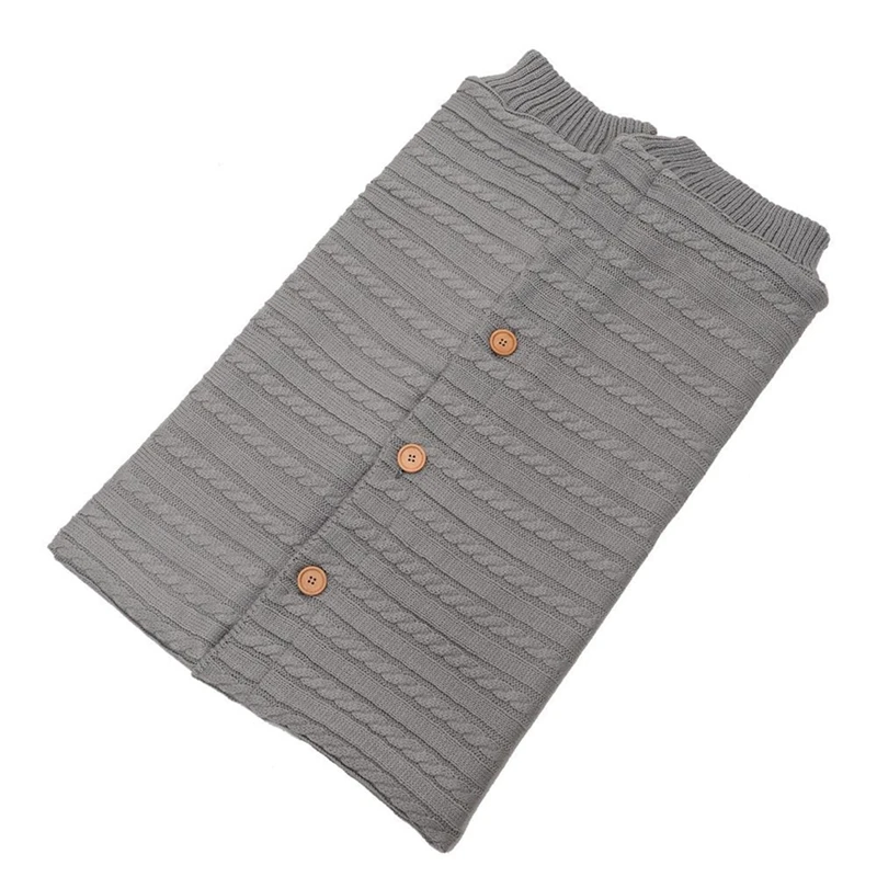 Newborn Baby Winter Warm Sleeping Bags Infant Button Knit Swaddle Wrap Swaddling Stroller Wrap Toddler Blanket Sleeping Bags 
Newborn Baby Winter Warm Sleeping Bags Infant Button Knit Swaddle Wrap Swaddling Stroller Wrap Toddler Blanket Sleeping Bags