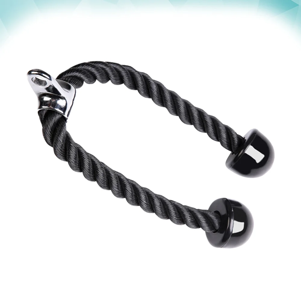 Dual Grip Tricep Rope Strength Machine Attachment Fitness Trainning Rope (Black)
Dual Grip Tricep Rope Strength Machine Attachment Fitness Trainning Rope (Black)