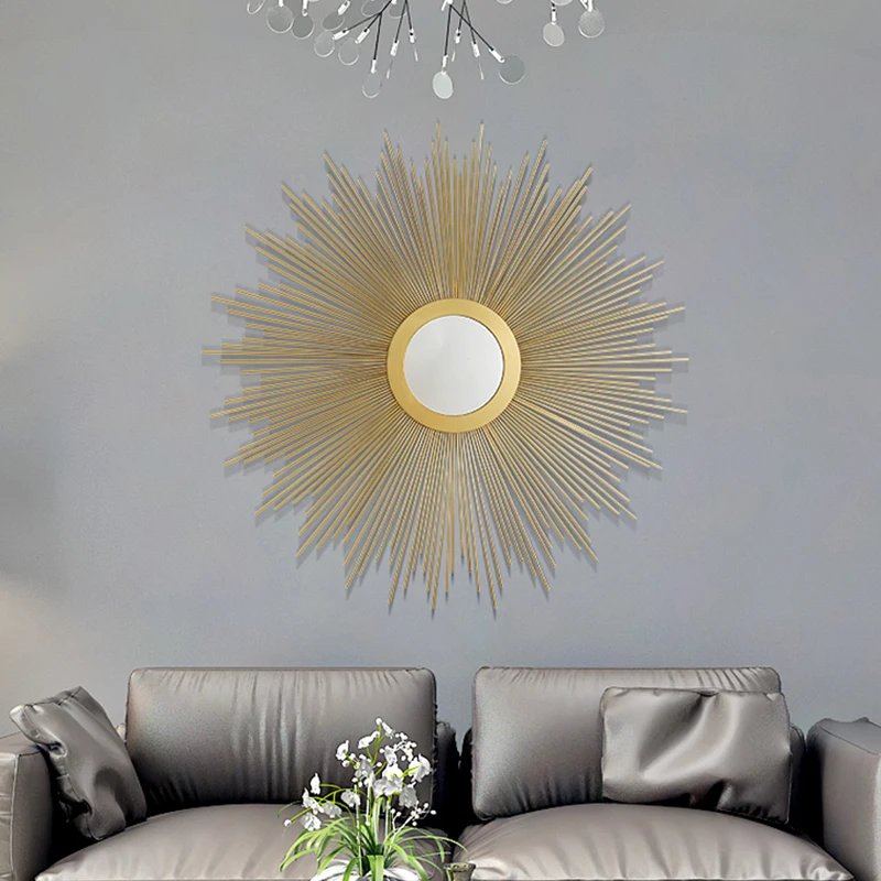 American Luxury Wrought Iron Decorative Mirror Wall Hanging Home Livingroom Sofa Background Wall Mural Sticker Decoration Crafts
American Luxury Wrought Iron Decorative Mirror Wall Hanging Home Livingroom Sofa Background Wall Mural Sticker Decoration Crafts