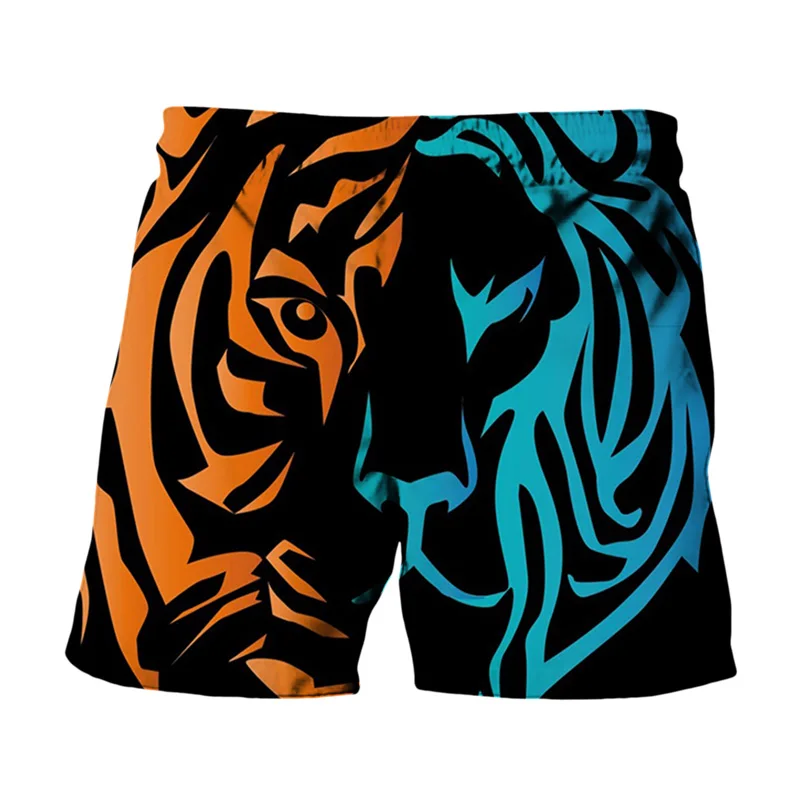 Мужские купальники Tiger Head, шорты для бега, спорта, серфинга, быстросохнущие мужские пляжные шорты, Новинка лета 2019, 3D-печать животных 
Мужские купальники Tiger Head, шорты для бега, спорта, серфинга, быстросохнущие мужские пляжные шорты, Новинка лета 2019, 3D-печать животных