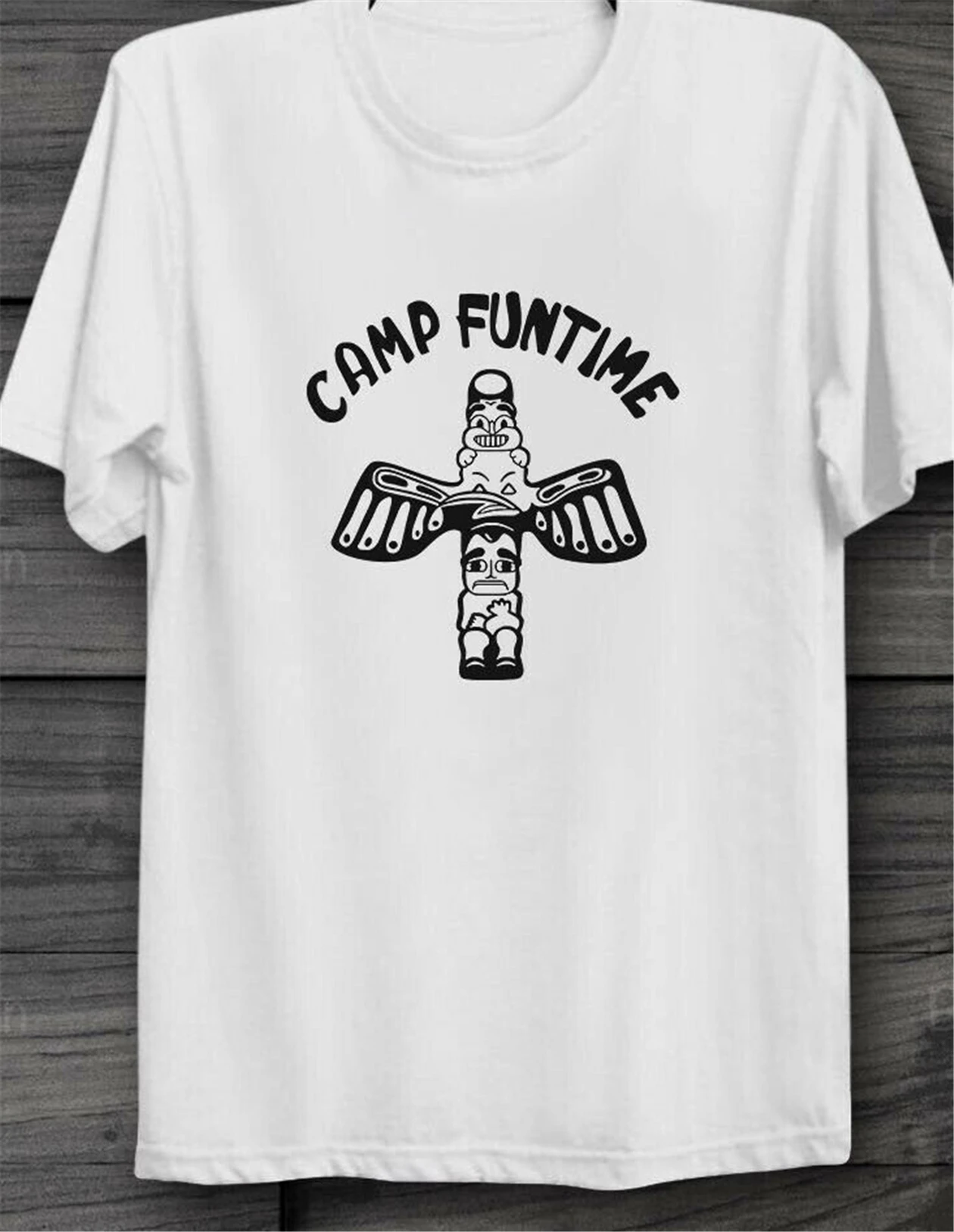 Totem Pole Blondie Camp Funtime Ретро хипстер Винтажный Унисекс Топ Футболка B57 homme размера плюс