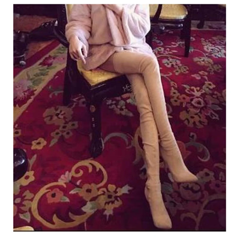 Лидер продаж, женские черные, зеленые замшевые ботфорты, привлекательные облегающие высокие сапоги с острым носком 10 см, обтягивающие длинные сапоги
Лидер продаж, женские черные, зеленые замшевые ботфорты, привлекательные облегающие высокие сапоги с острым носком 10 см, обтягивающие длинные сапоги