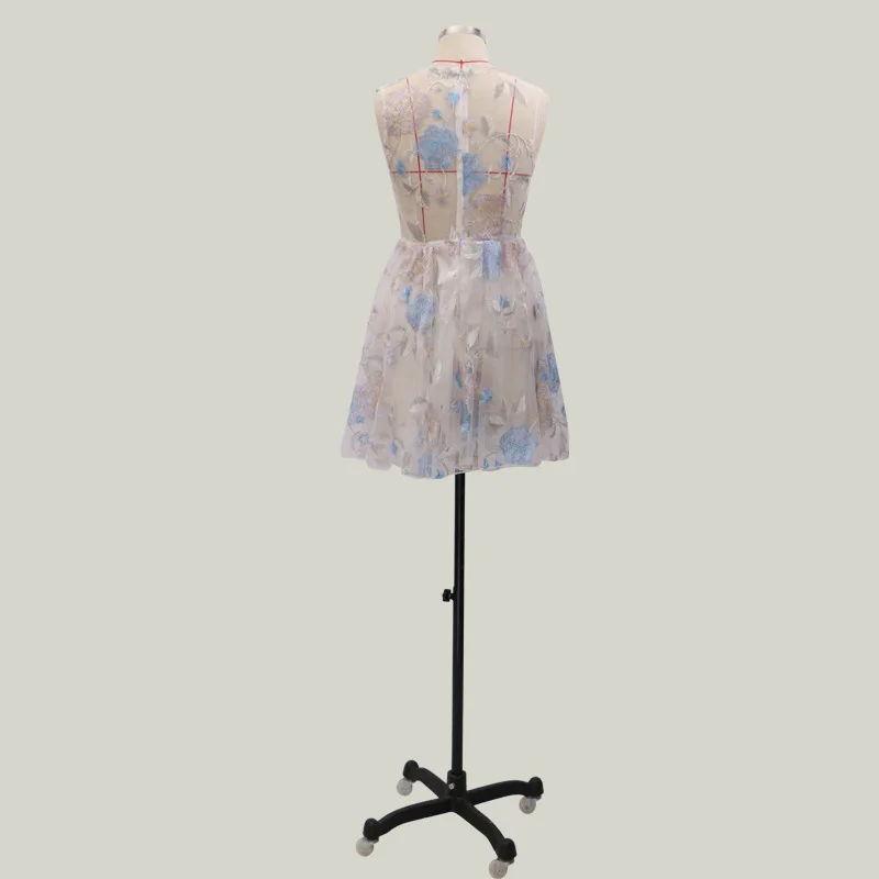WEPBEL Women's Sexy Printed Pleated Dress Summer Elegance Sleeveless O-Neck High Waist Mesh Backless Dress
WEPBEL Women's Sexy Printed Pleated Dress Summer Elegance Sleeveless O-Neck High Waist Mesh Backless Dress