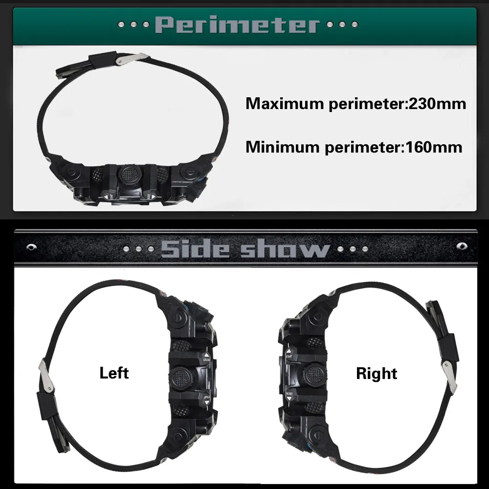 LuxuryBrand Men Sports Watches Dual Display Analog Digital LED Electronic Quartz Wristwatches Waterproof Swimming Military Watch
LuxuryBrand Men Sports Watches Dual Display Analog Digital LED Electronic Quartz Wristwatches Waterproof Swimming Military Watch