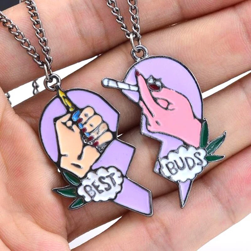 1pair Best Buds Necklace Lighter and Cigarettes Heart Charms Pendant Fashion Necklace Best Gifts For Couple Friends
1pair Best Buds Necklace Lighter and Cigarettes Heart Charms Pendant Fashion Necklace Best Gifts For Couple Friends