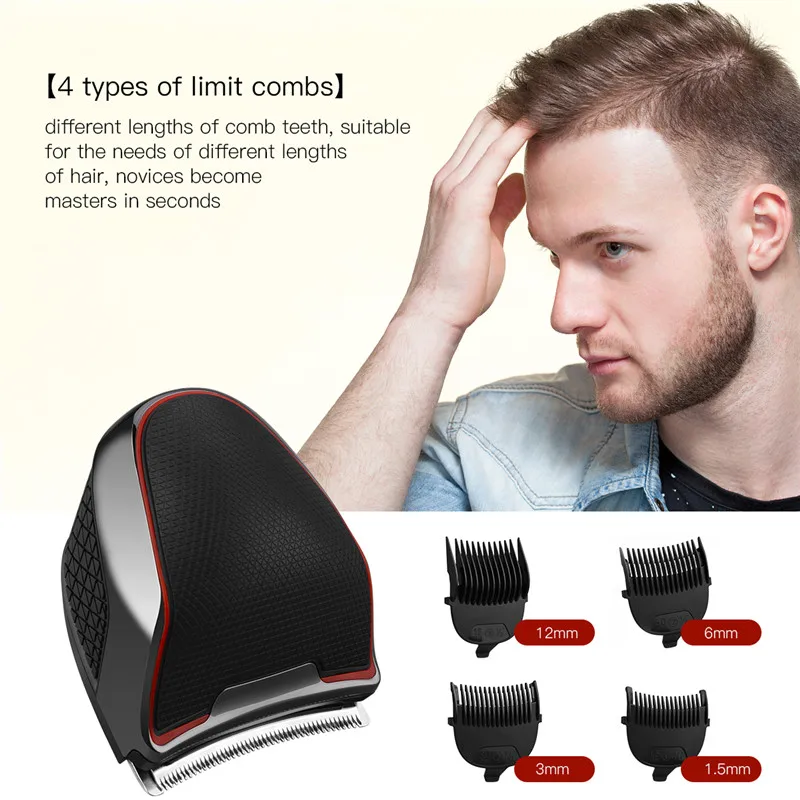 Professional Barbershop Electric Hair Trimmer Wireless Hair Clipper Waterproof Hair Cutting Machine Barber Haircut Styling Tool
Professional Barbershop Electric Hair Trimmer Wireless Hair Clipper Waterproof Hair Cutting Machine Barber Haircut Styling Tool