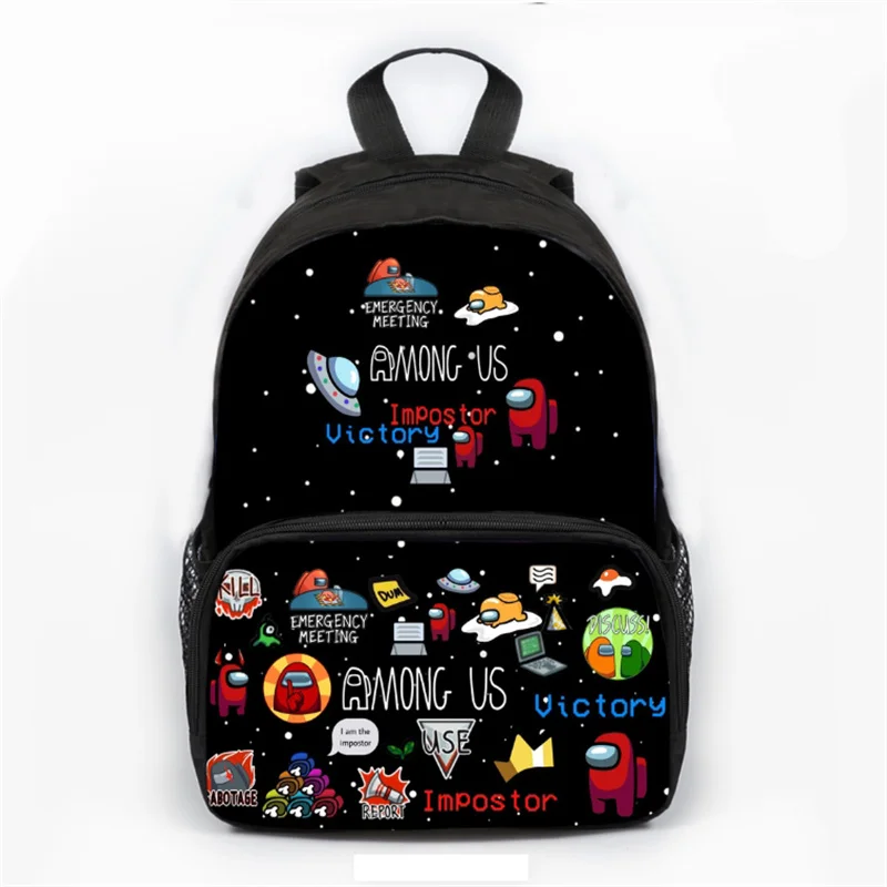 12 Inch Kids Backpack 3D Printing Lightening Children School Bag High Capacity Polyester Fashion Primary Bagpack Waterproof Sac | Багаж и