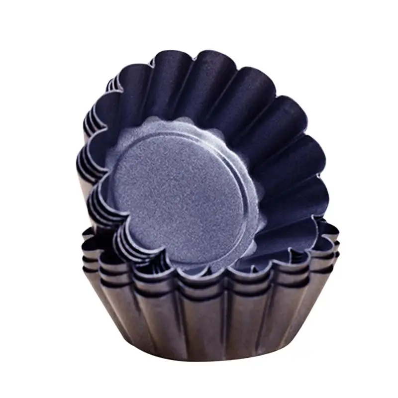 12pcs Non-stick Carbon Steel Mini Tart Pans Tartlet Cupcake Reusable Egg Tart Baking Mold Muffin Cup
12pcs Non-stick Carbon Steel Mini Tart Pans Tartlet Cupcake Reusable Egg Tart Baking Mold Muffin Cup