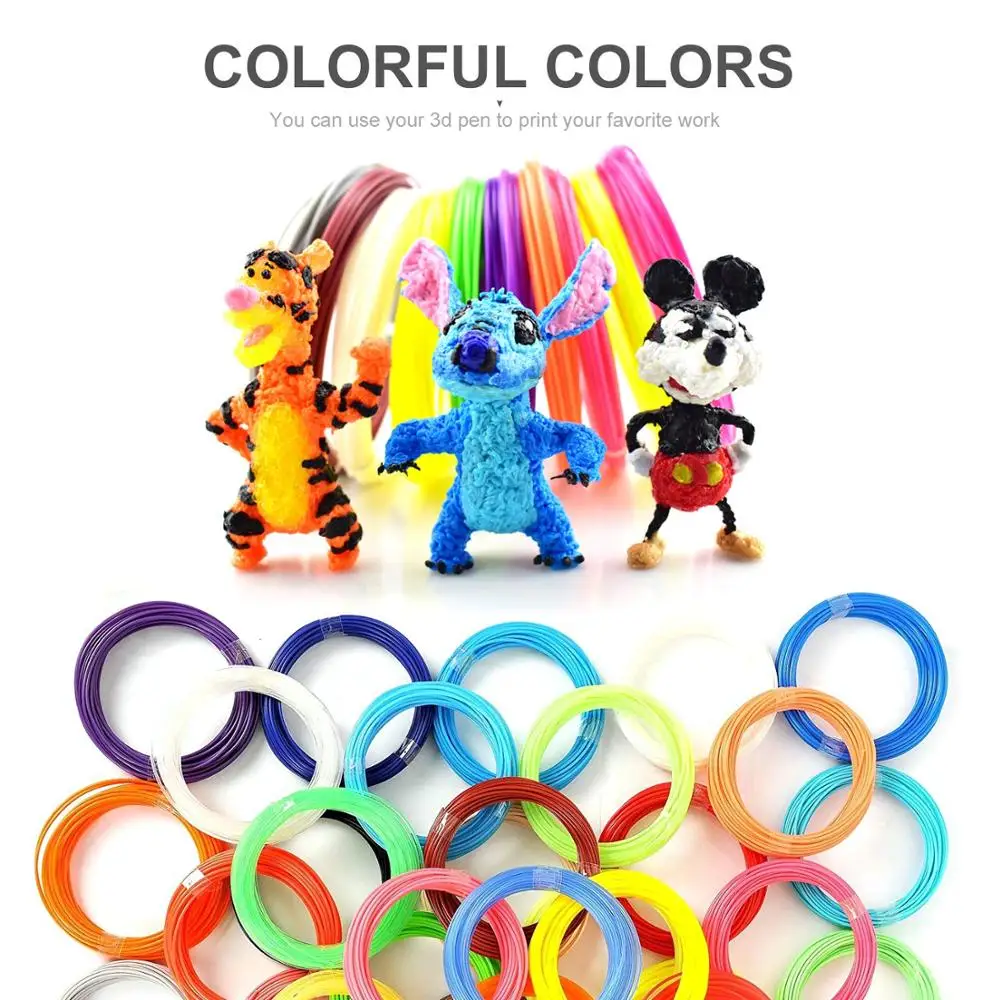 AW PLA filament 10M/color for 3D Pen Refill 1.75mm 3D Drawing Material 10 meter/pack Eco-friendly high strength pla пластик
AW PLA filament 10M/color for 3D Pen Refill 1.75mm 3D Drawing Material 10 meter/pack Eco-friendly high strength pla пластик
