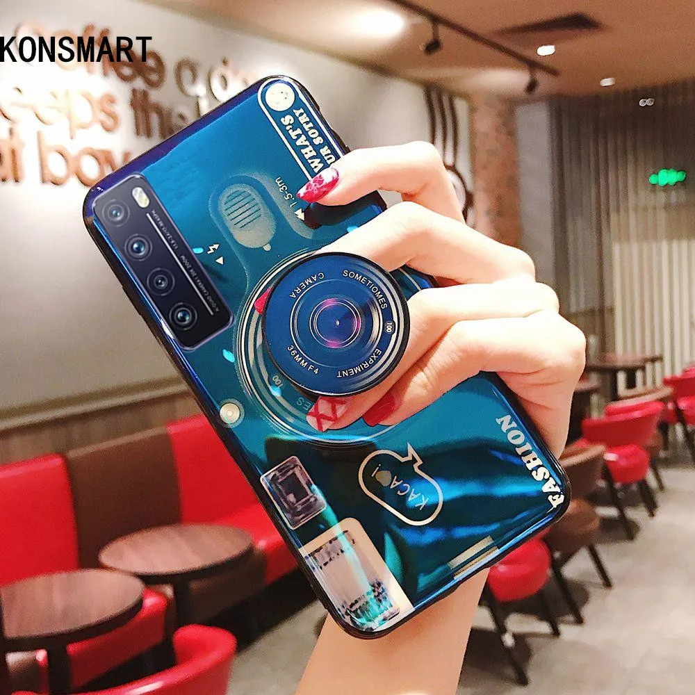 KONSMART Nova 7 Case For Huawei Nova 7 Pro Fashion 3D Camera Soft Phone Case Nova 7I Silicone Back Cover Nova 7SE With Holder
KONSMART Nova 7 Case For Huawei Nova 7 Pro Fashion 3D Camera Soft Phone Case Nova 7I Silicone Back Cover Nova 7SE With Holder