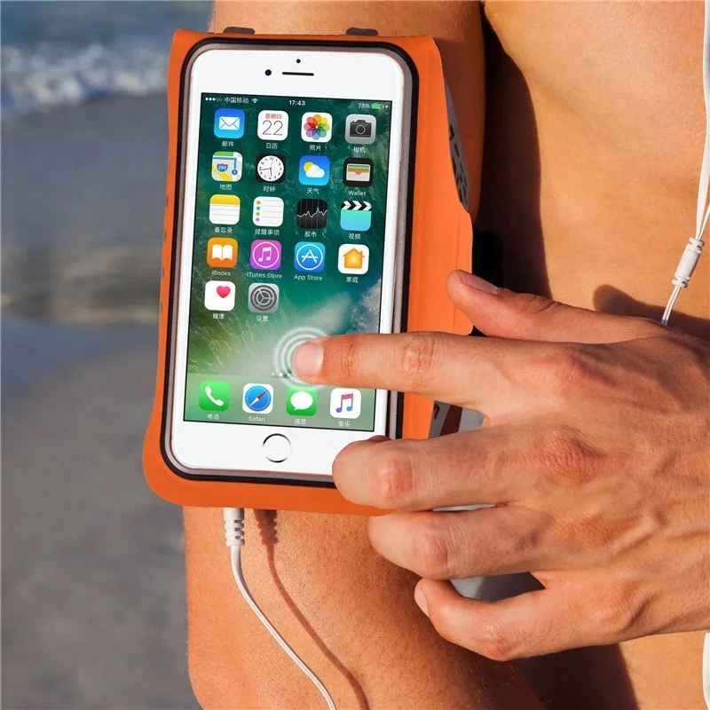 Outdoor Sports Mobile Phone Arm With Running Bag Touch Screen Fingerprint Unlock Band For Iphone7plus Hot Sale | Спорт и развлечения