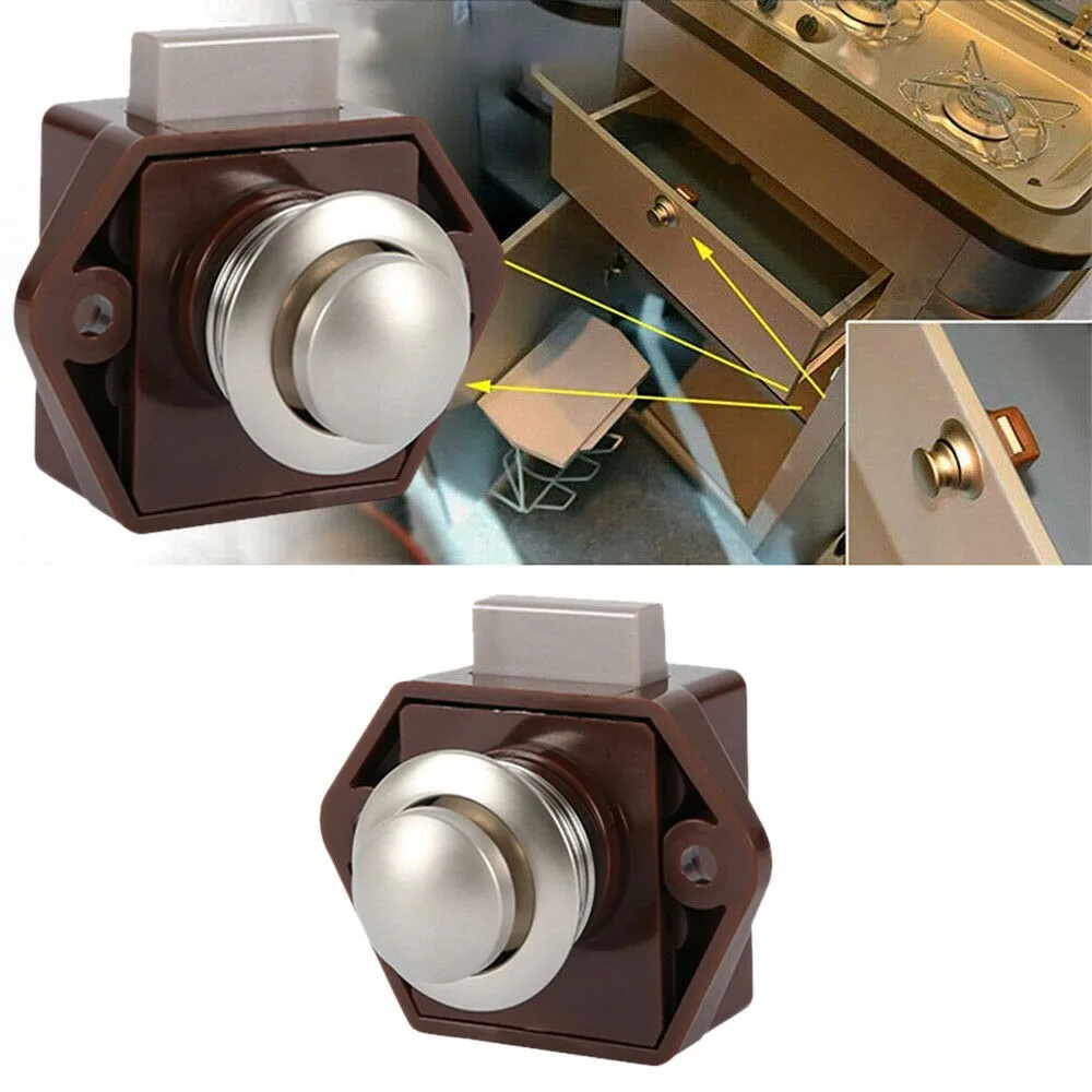 5pcs FOR RV DOOR Drawer Push Button Catch Lock 15-27mm Thickness Doors Cabinet Camper Van Car Accessories Handle Catch Lock
5pcs FOR RV DOOR Drawer Push Button Catch Lock 15-27mm Thickness Doors Cabinet Camper Van Car Accessories Handle Catch Lock