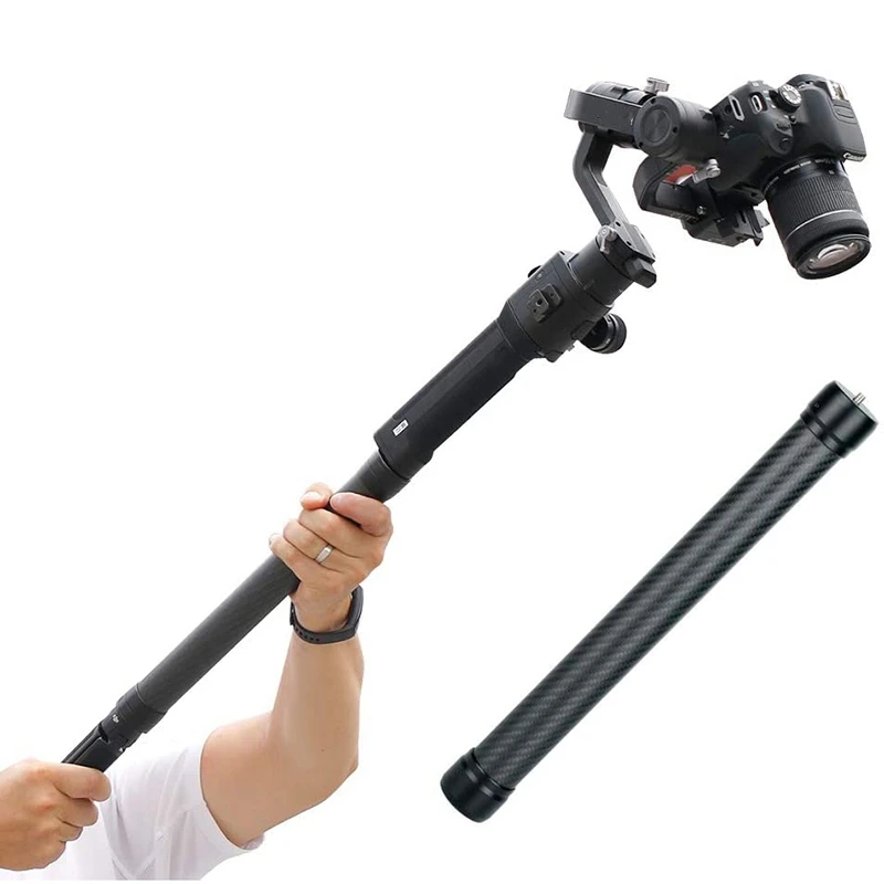 Gimbal Extension Pole Stick Carbon Fiber Bar Lightweight Strong 1/4 inch Universal Rod Fit for DJI Ronin S Stabilizer
Gimbal Extension Pole Stick Carbon Fiber Bar Lightweight Strong 1/4 inch Universal Rod Fit for DJI Ronin S Stabilizer