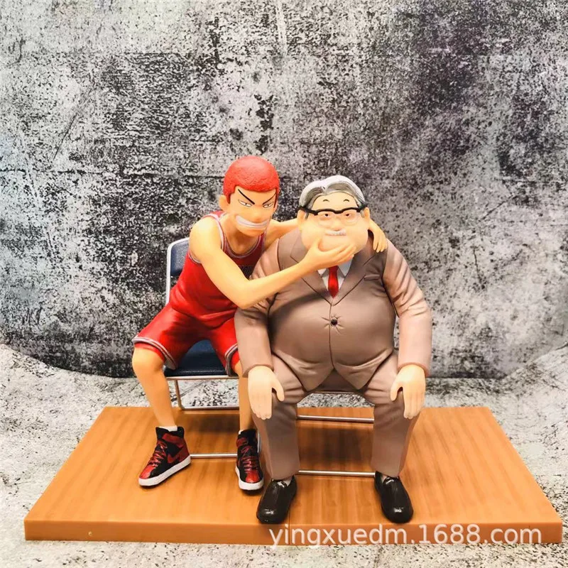 Аниме Slam Dunk GK модель Shohoku главный тренер Anzai и 10 # Hanamichi Sakuragi ПВХ фигурка игрушки кукла Фигурка детский подарок 17 см
Аниме Slam Dunk GK модель Shohoku главный тренер Anzai и 10 # Hanamichi Sakuragi ПВХ фигурка игрушки кукла Фигурка детский подарок 17 см