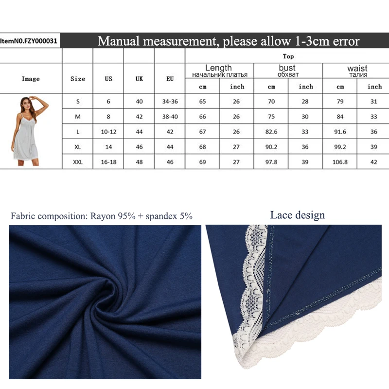 Summer Women Sleepwear Nighty Nightdress Robe Sexy Lingerie Nightgown Lady Off Shoulder Nightwear Female Night Home Cloth Dress
Summer Women Sleepwear Nighty Nightdress Robe Sexy Lingerie Nightgown Lady Off Shoulder Nightwear Female Night Home Cloth Dress