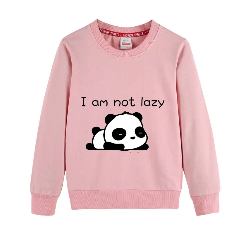 Spring I Am Not Lazy Panda Funny Hoodies Baby Girl Boy Autumn Swearshirts Print Letter Long Sleeve
Spring I Am Not Lazy Panda Funny Hoodies Baby Girl Boy Autumn Swearshirts Print Letter Long Sleeve