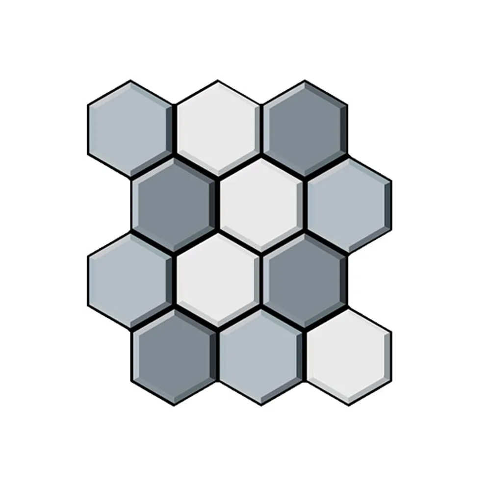 1pc 3D Self Adhesive Kitchen Wall Tiles Stickers Bathroom Mosaic Stickers PVC Hexagon Wall Decals Living Room Bedroom Home Decor
1pc 3D Self Adhesive Kitchen Wall Tiles Stickers Bathroom Mosaic Stickers PVC Hexagon Wall Decals Living Room Bedroom Home Decor
