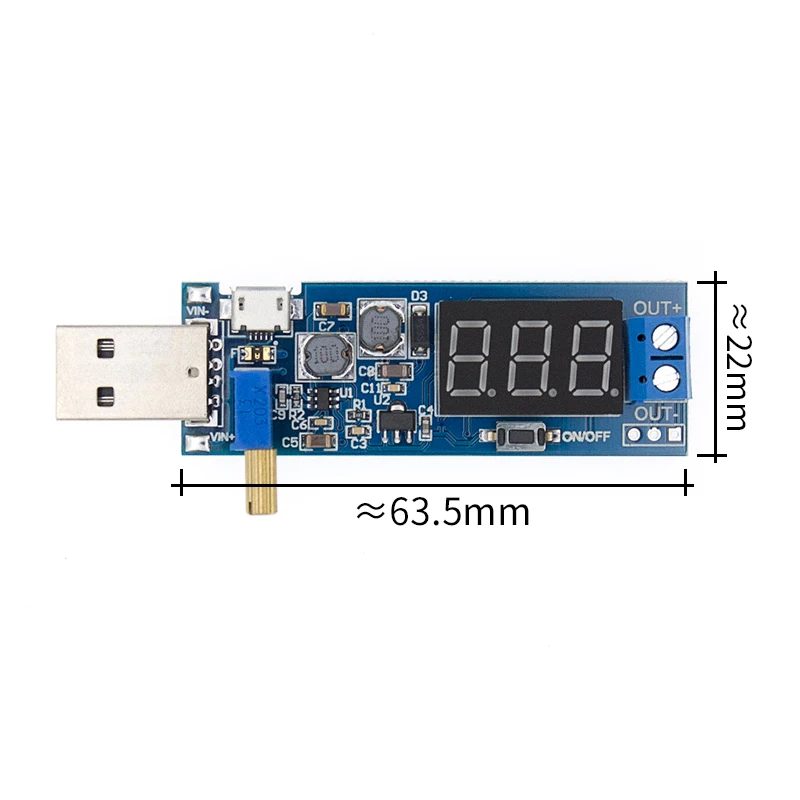 Arsmundi блок питания 5 В 3 В/12 USB повышающий/понижающий Регулируемый повышающий