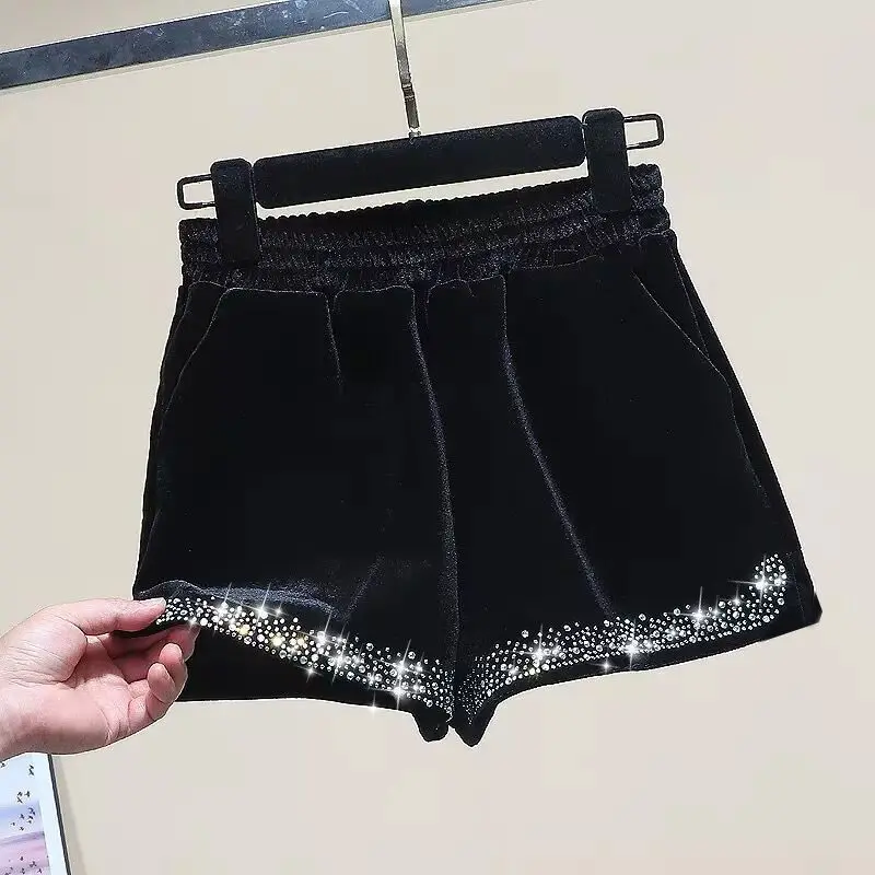 Women Shorts Bermuda 2020 Autumn Winter Boot Short Wide leg Elastic Bermudas Pocket Plus Size 4XL 3XL S Black X22
Women Shorts Bermuda 2020 Autumn Winter Boot Short Wide leg Elastic Bermudas Pocket Plus Size 4XL 3XL S Black X22