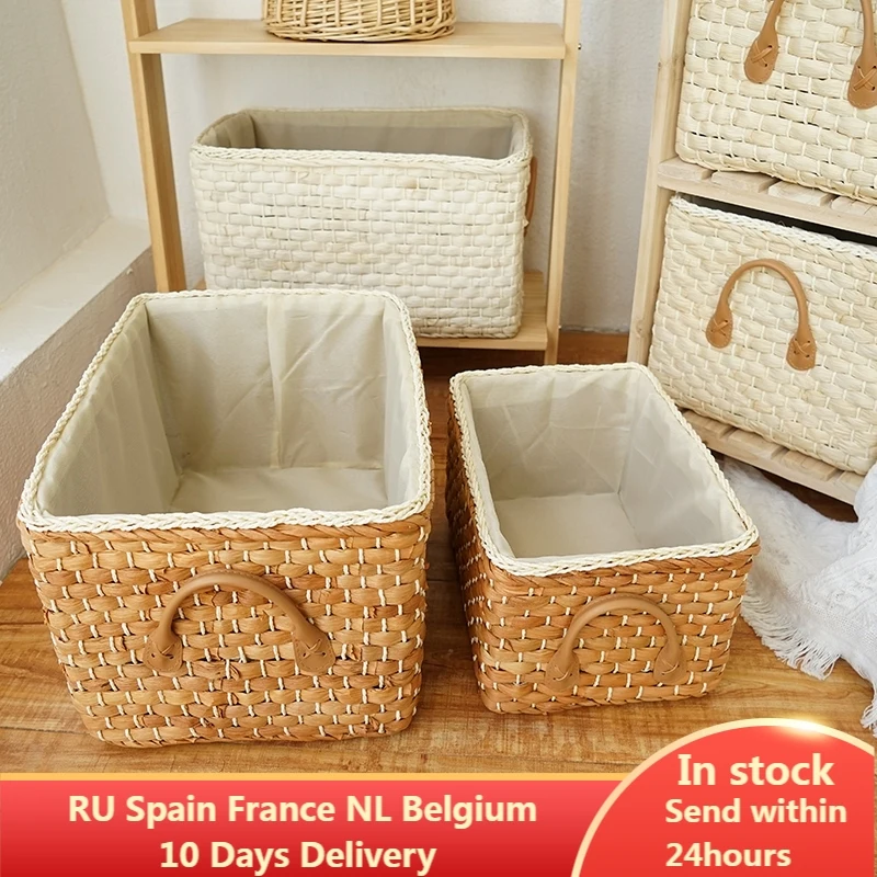 100% Handmade Storage Basket Woven Laundry Organizer Snacks Books Sundries Container Household Items Storage Box Rattan Basket
100% Handmade Storage Basket Woven Laundry Organizer Snacks Books Sundries Container Household Items Storage Box Rattan Basket