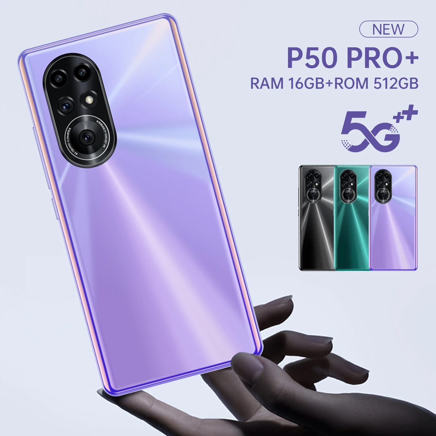 Hot Sale Global Version P50 Pro+ 7.3" Smart Phone 16+512GB 6800mAh Android11 32MP+64MP Dual SIM Smart Wake Face Unlock Cellphone
Hot Sale Global Version P50 Pro+ 7.3" Smart Phone 16+512GB 6800mAh Android11 32MP+64MP Dual SIM Smart Wake Face Unlock Cellphone