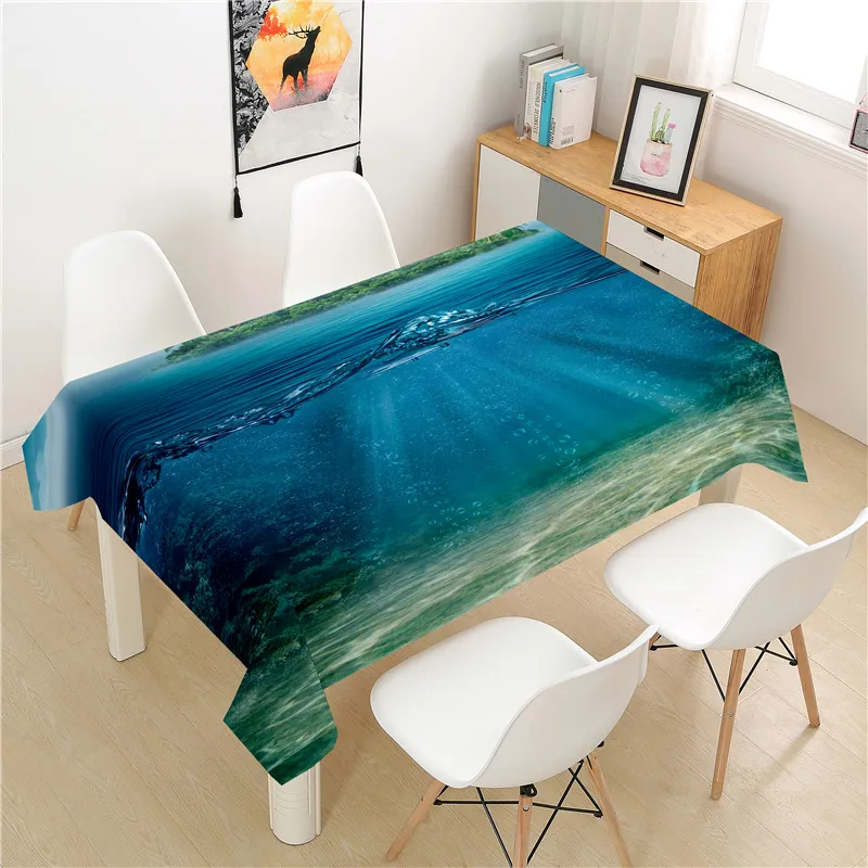 Seaside Tablecloth polyester Hotel Picnic Table Rectangular Table Covers Home Dining Tea Table Decoration
Seaside Tablecloth polyester Hotel Picnic Table Rectangular Table Covers Home Dining Tea Table Decoration