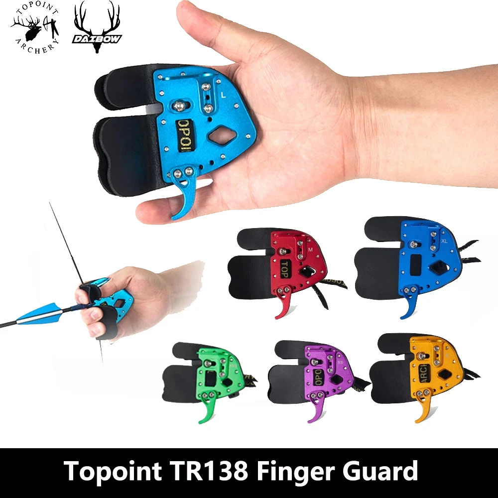 

Topoint TR138 Finger Guard Suit Right Hand User Protect Accessories for Archery Hunting Shooting