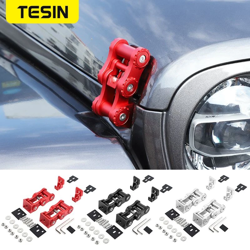 TESIN Car Exterior Lock Hood Latch Catch for Jeep Wrangler JL 2018+ Car Engine Hood Lock Accessories for Jeep Gladiator JT 2018+
TESIN Car Exterior Lock Hood Latch Catch for Jeep Wrangler JL 2018+ Car Engine Hood Lock Accessories for Jeep Gladiator JT 2018+