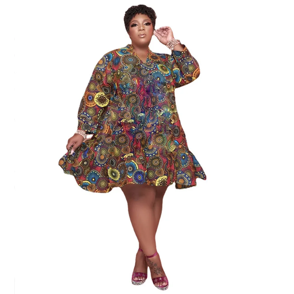 Midi Shirts Dresses 5xl Plus Size Print Losse Long Sleeve Autumn Clothes Fashion Clothing Party Outfits Wholesale Drop Shipping
Midi Shirts Dresses 5xl Plus Size Print Losse Long Sleeve Autumn Clothes Fashion Clothing Party Outfits Wholesale Drop Shipping