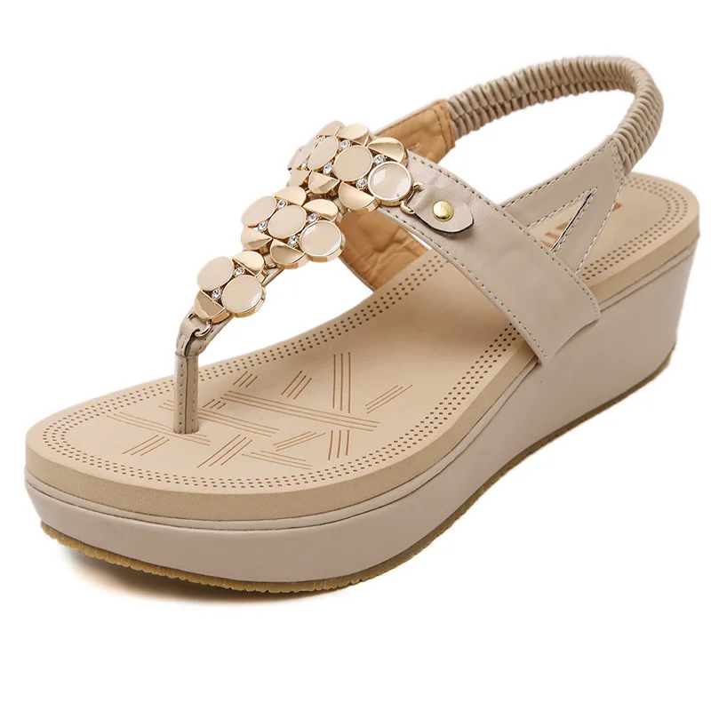Women Leather Summer Beach Sandal Women Wedge Sandals Open Toe Ladies Party Shoes Woman Gladiator Sandals
Women Leather Summer Beach Sandal Women Wedge Sandals Open Toe Ladies Party Shoes Woman Gladiator Sandals