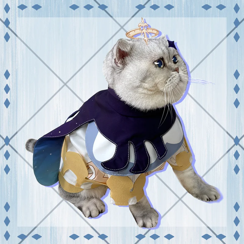 Pet Clothes Game Genshin Impact Paimon Cosplay Cat Dog Suit Jumpsuit Outfits Party Costume Suit
Pet Clothes Game Genshin Impact Paimon Cosplay Cat Dog Suit Jumpsuit Outfits Party Costume Suit