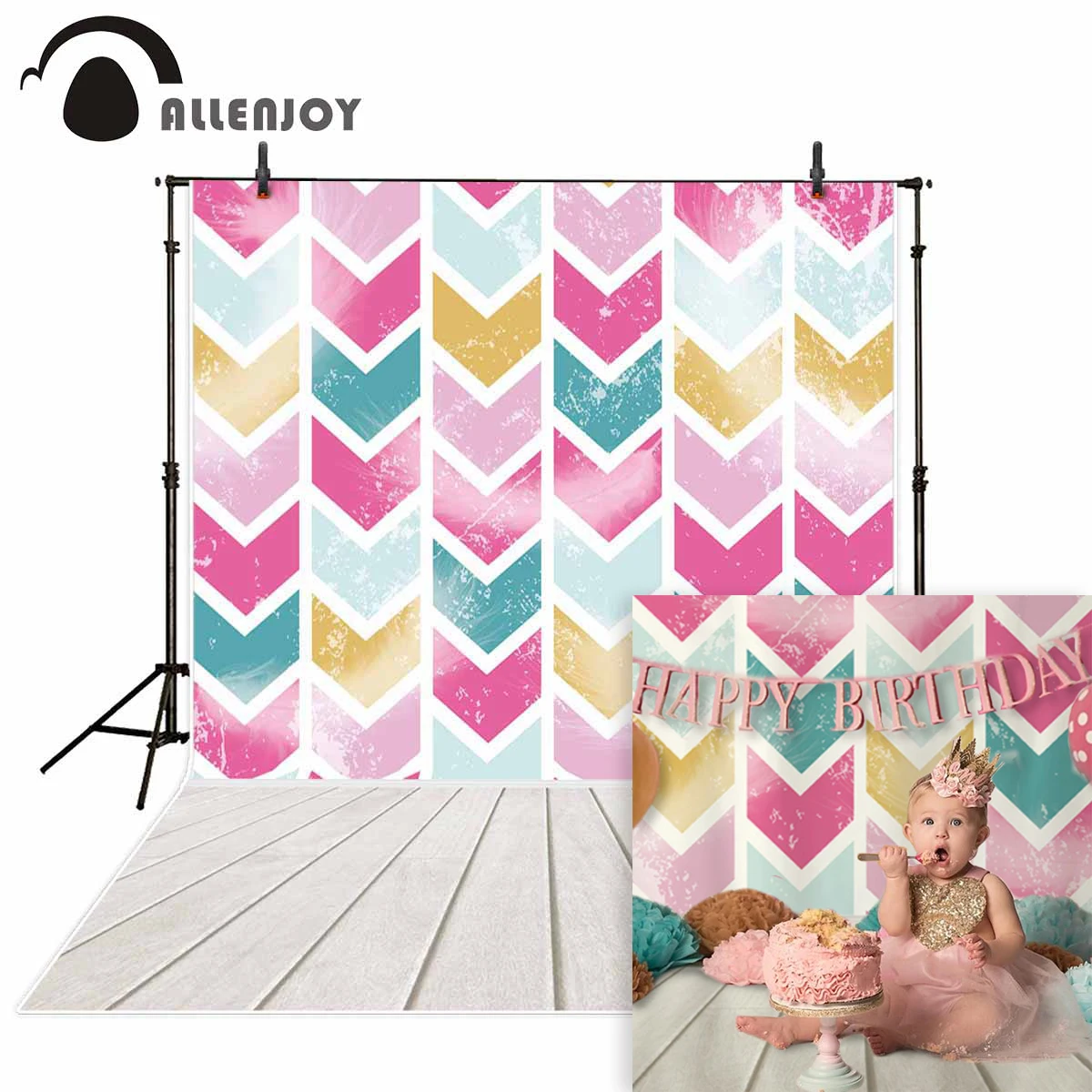 Allenjoy Smash cake Photography Background newborn Feather Arrows birthday Wedding Photozone Wooden Floor Birthday Baby Photo
Allenjoy Smash cake Photography Background newborn Feather Arrows birthday Wedding Photozone Wooden Floor Birthday Baby Photo