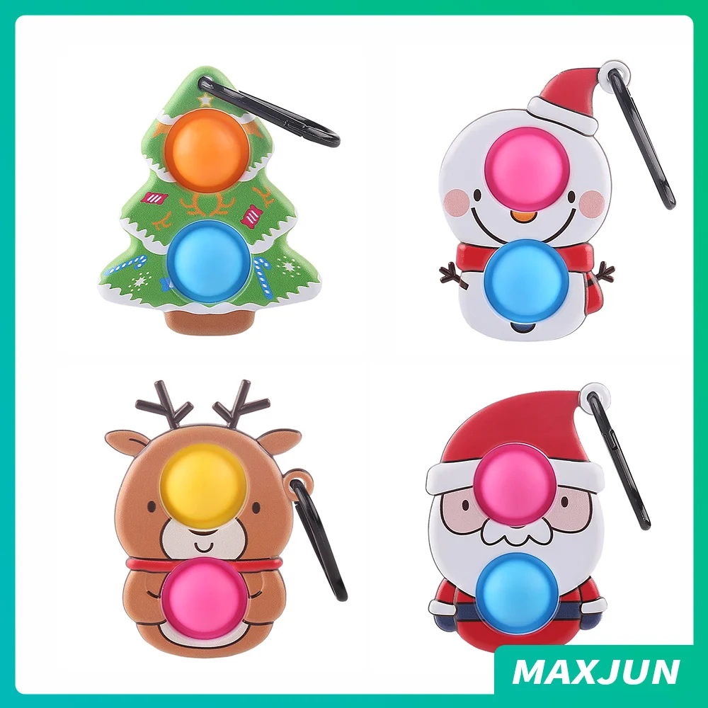 8cm POP it Fidget Reliver Stress Toy Christmas Push Bubble Antistress Toy Adults & Children Sensory Toy Keychain Decorations
8cm POP it Fidget Reliver Stress Toy Christmas Push Bubble Antistress Toy Adults & Children Sensory Toy Keychain Decorations