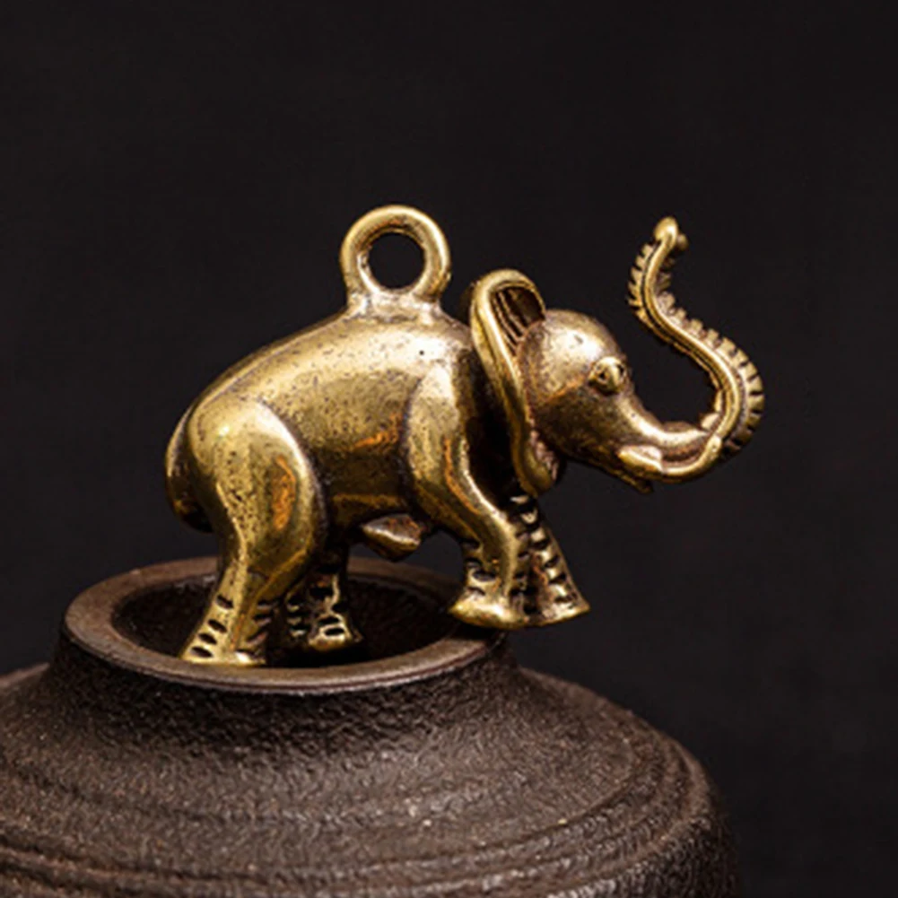 Stable And Sturdy Retro Cute Pure Copper Brass Solid Elephant Keychain Chain Pendant Crafts New High Quality
Stable And Sturdy Retro Cute Pure Copper Brass Solid Elephant Keychain Chain Pendant Crafts New High Quality