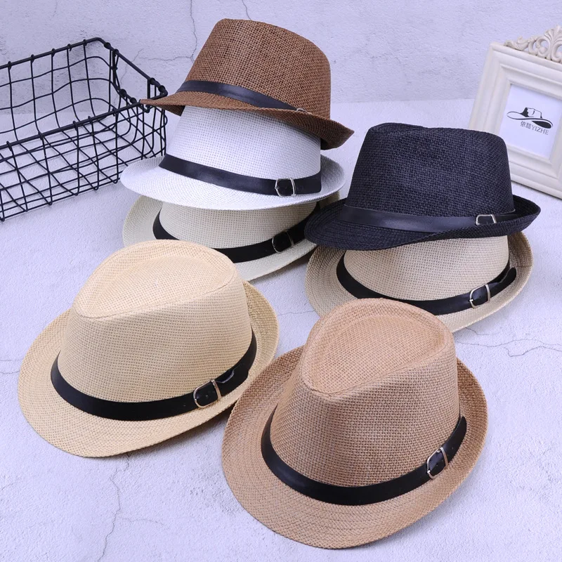 Men and Women's Caps Retro Straw Fedoras Top Jazz Plaid Hat Spring Summer Bowler Hats Cap Classic Version Hats Casual Beach Hat
Men and Women's Caps Retro Straw Fedoras Top Jazz Plaid Hat Spring Summer Bowler Hats Cap Classic Version Hats Casual Beach Hat