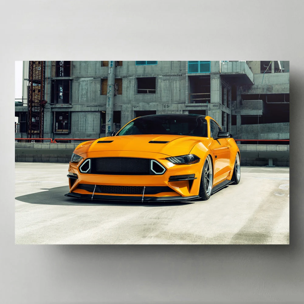 Плакаты с изображением спортивных автомобилей Фордов мустангов GT суперкаров