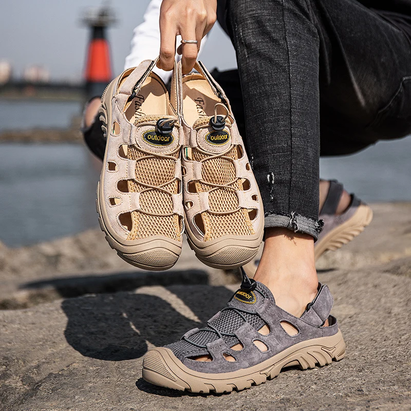 Man Sandals 2018 Summer Men Outdoor Sandals Leather Shoes Luxury Rubber Mens Lether Men's Summer Beach Water Flat Dress
Man Sandals 2018 Summer Men Outdoor Sandals Leather Shoes Luxury Rubber Mens Lether Men's Summer Beach Water Flat Dress