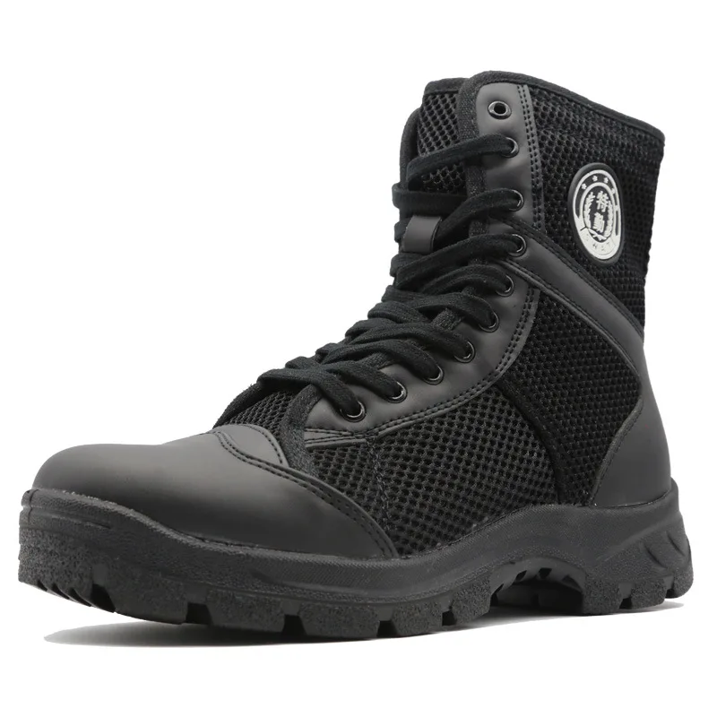 Summer Breathable Mesh Special Service Training Men's Special Forces High-Top Canvas Combat Boots Security Distribution Shoes
Summer Breathable Mesh Special Service Training Men's Special Forces High-Top Canvas Combat Boots Security Distribution Shoes