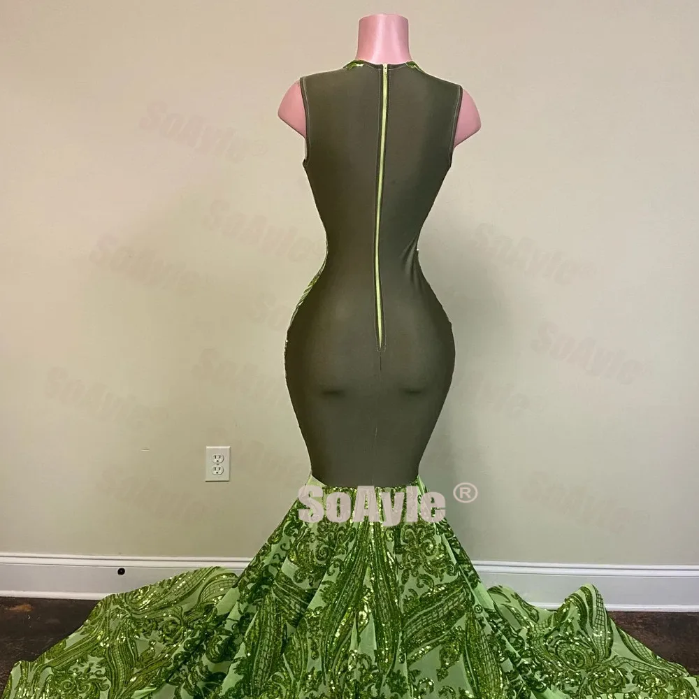 SoAyle Long Prom Dress 2020 Sexy Sheer Deep V Neckline Mermaid African Green Sequins Women's Prom Dresses Spandex Dresses 
SoAyle Long Prom Dress 2020 Sexy Sheer Deep V Neckline Mermaid African Green Sequins Women's Prom Dresses Spandex Dresses