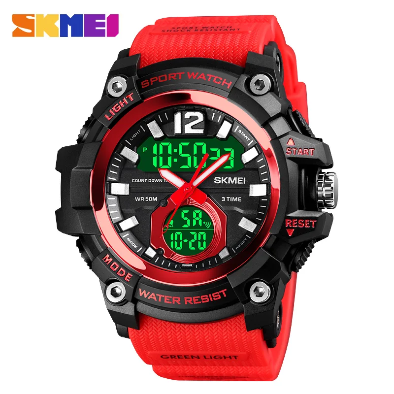 

Men Sports Watches SKMEI Male Clock 5ATM Dive Swim Fashion Digital Watch Military Multifunctional Wristwatches relogio masculino