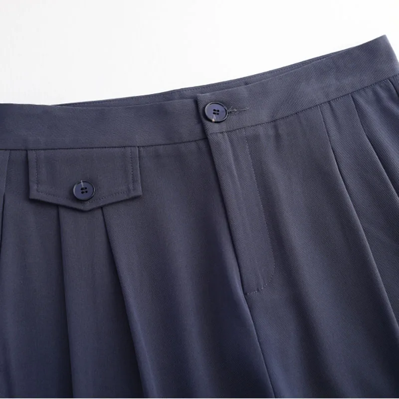New Arrivals Summer Casual Straight Loose Suit Pants Spring 2021 High Waist Office Lady Korean Fashion Long Women's Pants Black
New Arrivals Summer Casual Straight Loose Suit Pants Spring 2021 High Waist Office Lady Korean Fashion Long Women's Pants Black