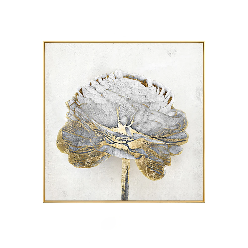 Hand Painted Large Golden White Flower Oil Painting On Canvas Wall Art Pictures For Living Room Home Wall Decoration No Framed
Hand Painted Large Golden White Flower Oil Painting On Canvas Wall Art Pictures For Living Room Home Wall Decoration No Framed