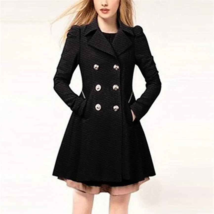 Winter Women's Jacket Coat Lady Long Elegant Windbreake Warm Lapel Stylish Parka Outwear High Quality Bomber Femme A9 | Женская