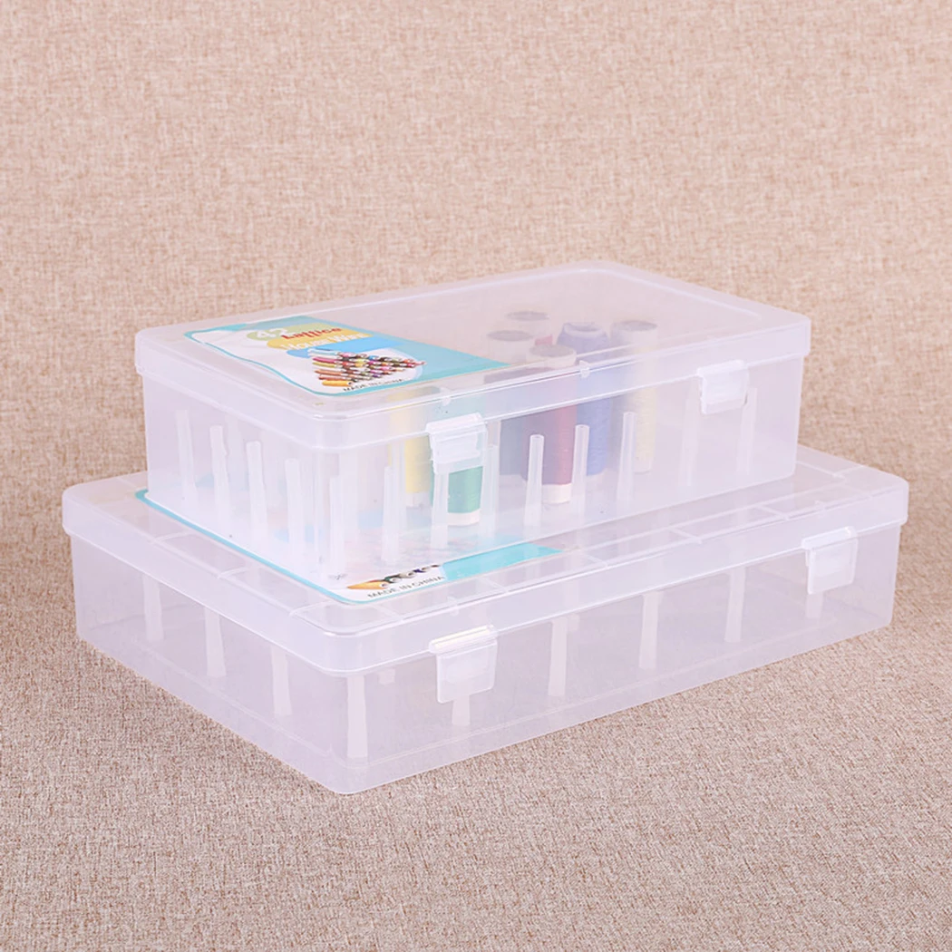 Plastic Bobbin Box Sewing Bobbins Threads Storage Sorting Case Organizer Earring Box For Jewelry Rectangle Box Case
Plastic Bobbin Box Sewing Bobbins Threads Storage Sorting Case Organizer Earring Box For Jewelry Rectangle Box Case