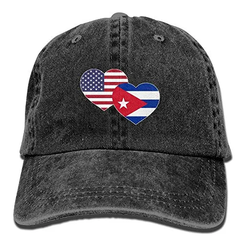 SWEET US Cuba Flag Heart Cotton Denim Baseball Cap Hat for Men Women Breathable Mesh Snapback Hats Black Casual sport Hats Cap
SWEET US Cuba Flag Heart Cotton Denim Baseball Cap Hat for Men Women Breathable Mesh Snapback Hats Black Casual sport Hats Cap